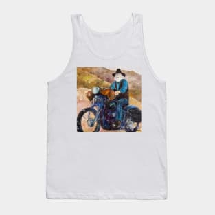 Count Lev Nikolayevich Sets Off On a Motorcycle Trip Across The USA Tank Top